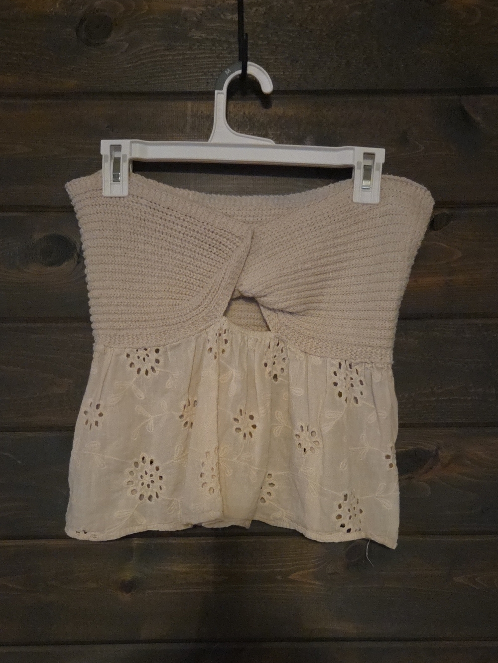 Strapless Knit Tube Tob Boho Style